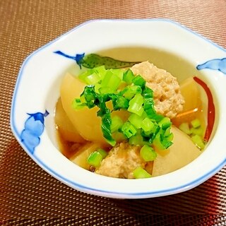 かぶと鶏団子の煮物